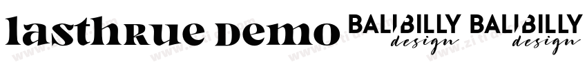 Lasthrue Demo字体转换